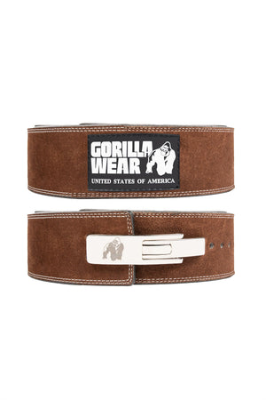 4 Inch Powerlifting Lever Belt, Brown