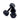 Hex. Rubber Dumbbell 1 Kg.