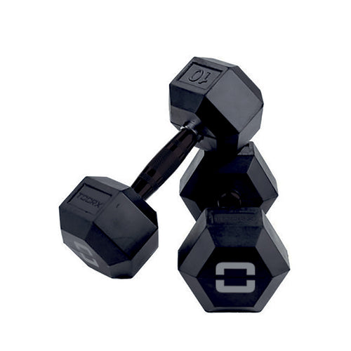 Hex. Rubber Dumbbell 47,5 Kg.