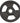 Toorx Weightplate Rubber 25 kg Ø50
