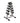 Toorx Dumbbell Rack A-Frame, 6 pairs
